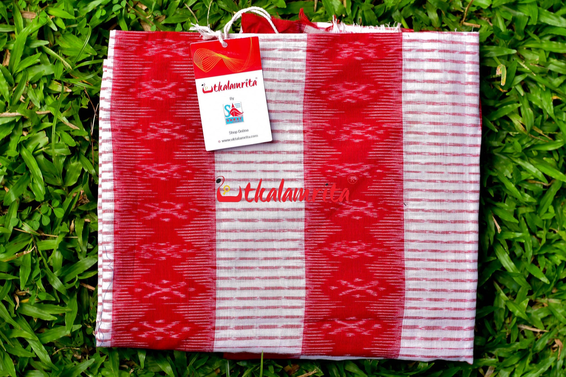 White Red Bandha (Fabric)