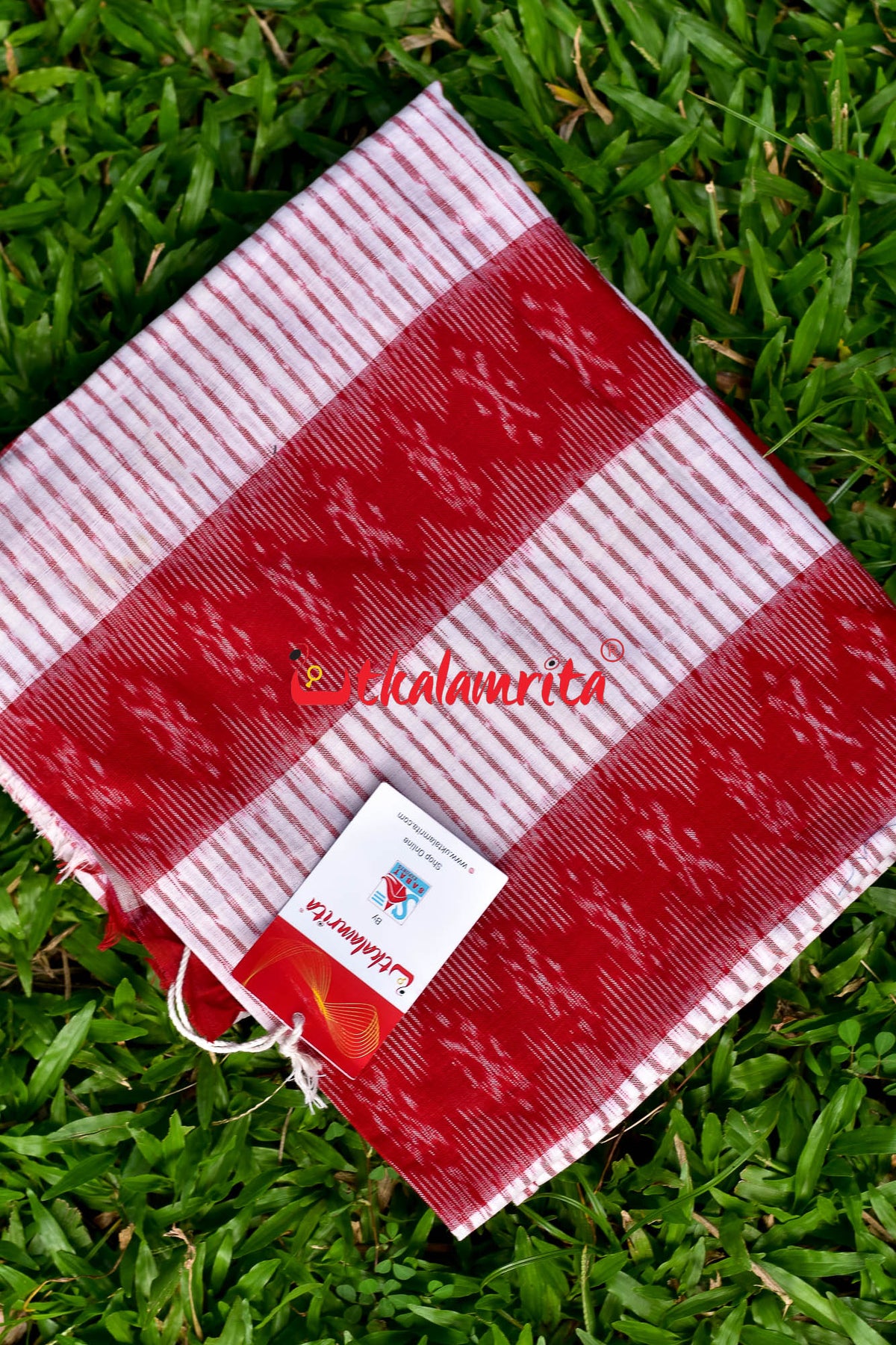 White Red Bandha (Fabric)