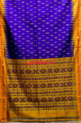 Blue Sakhi Mayurachandrika Khandua Silk Saree