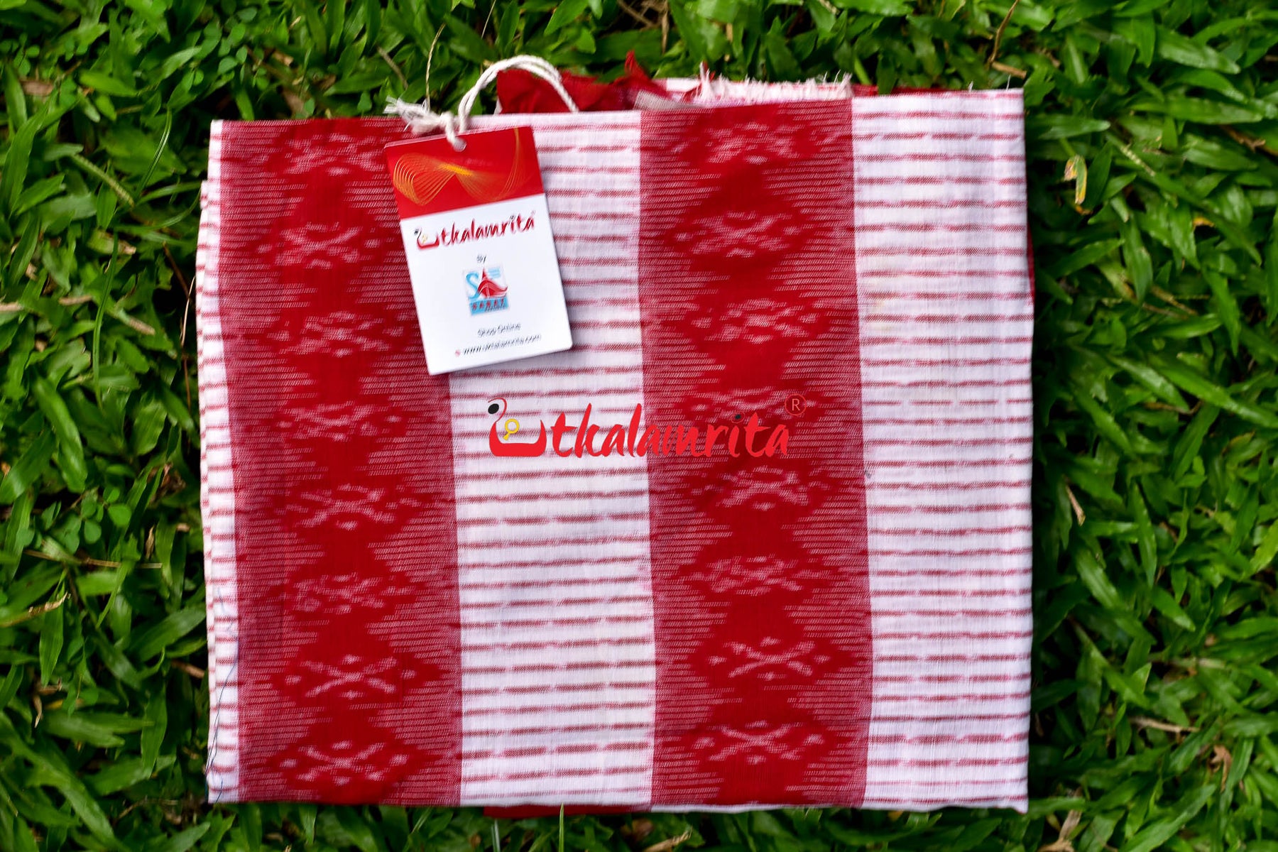 White Red Bandha (Fabric)