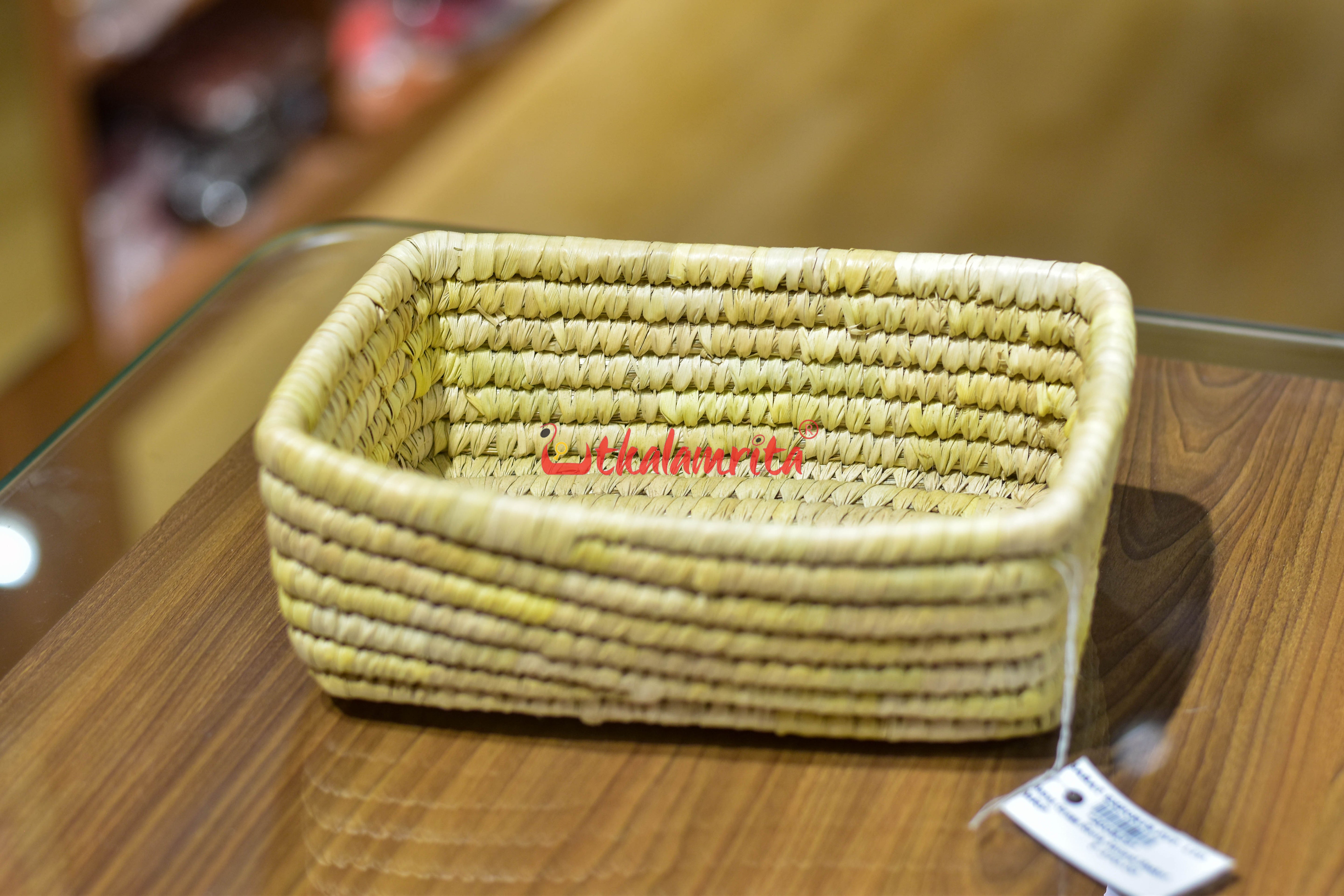 Sabai Grass Recta Natural Basket