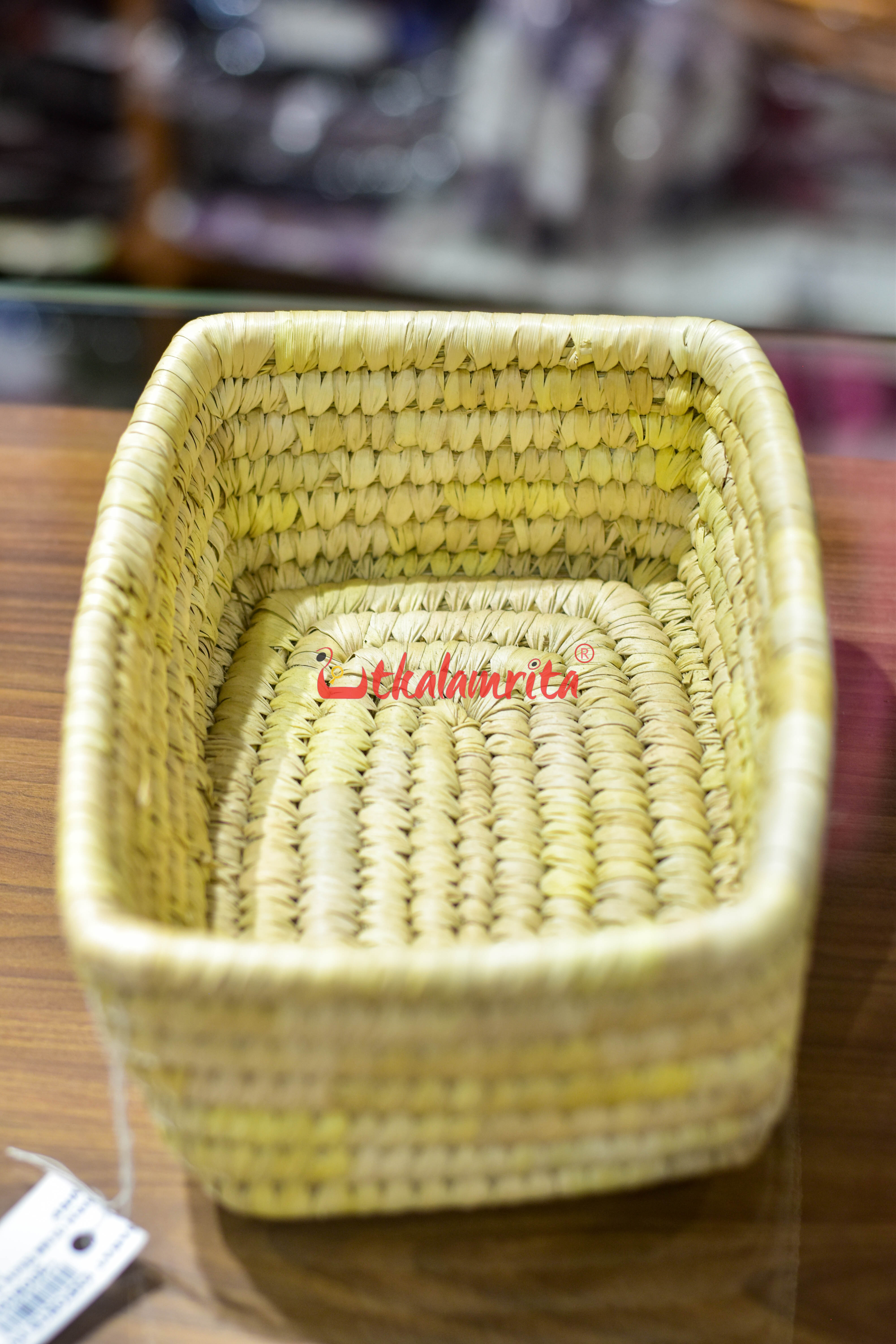 Sabai Grass Recta Natural Basket
