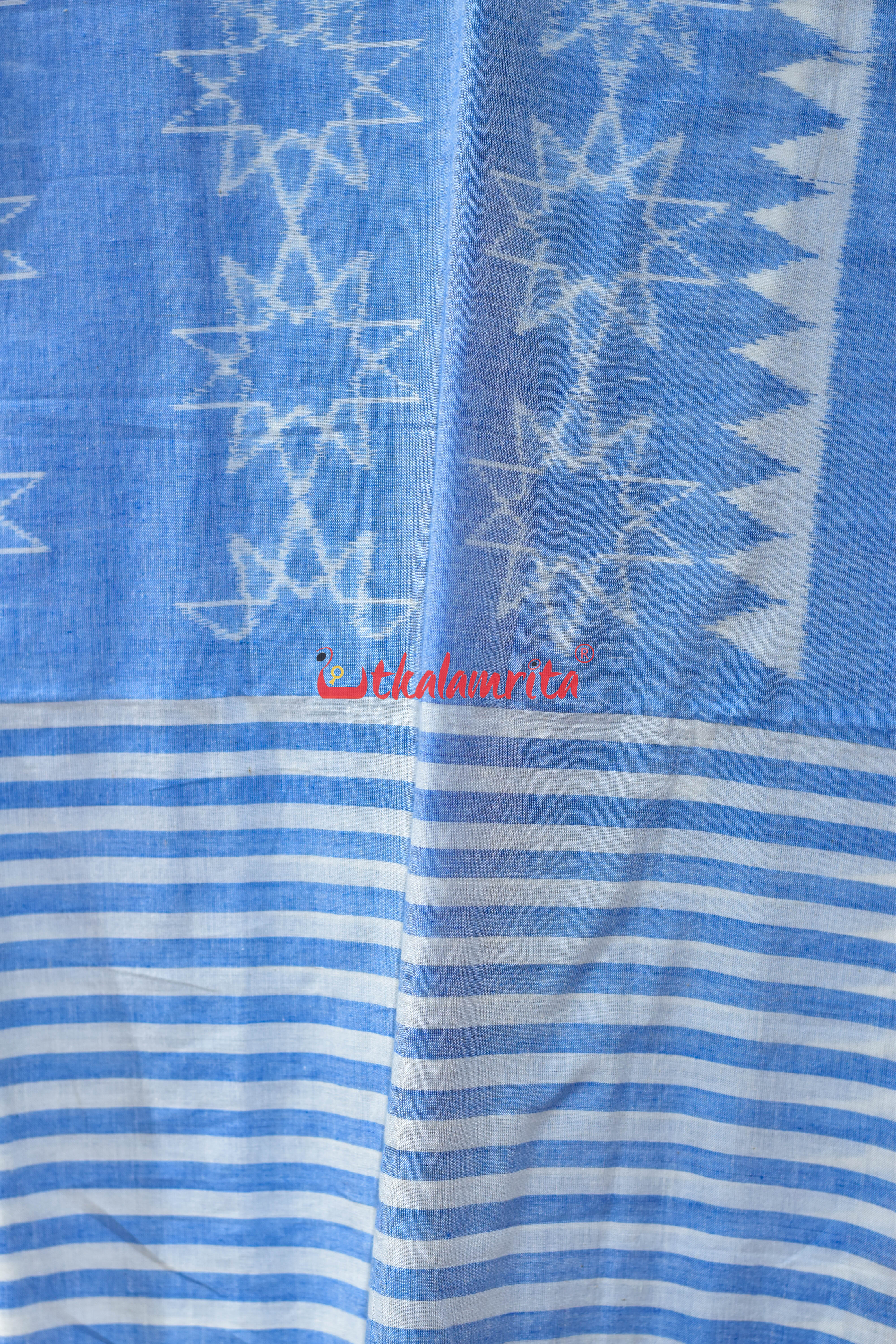 Sky Star Cotton Ikat (Dupatta)