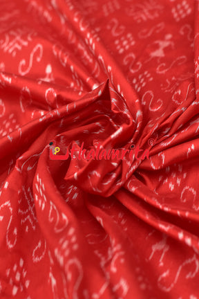 Red Tribals Sambalpuri Bandha Silk (Fabric)