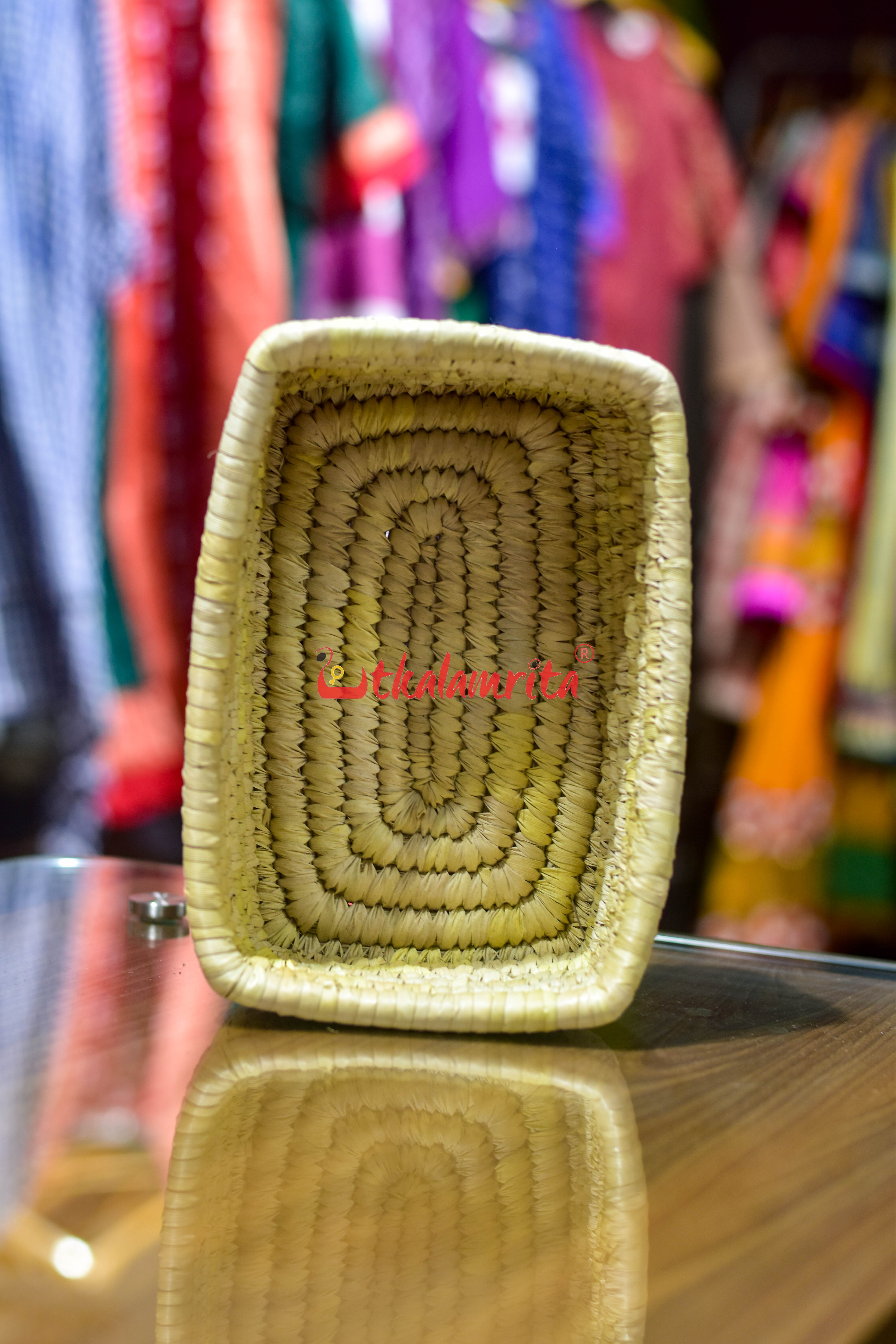 Sabai Grass Recta Natural Basket