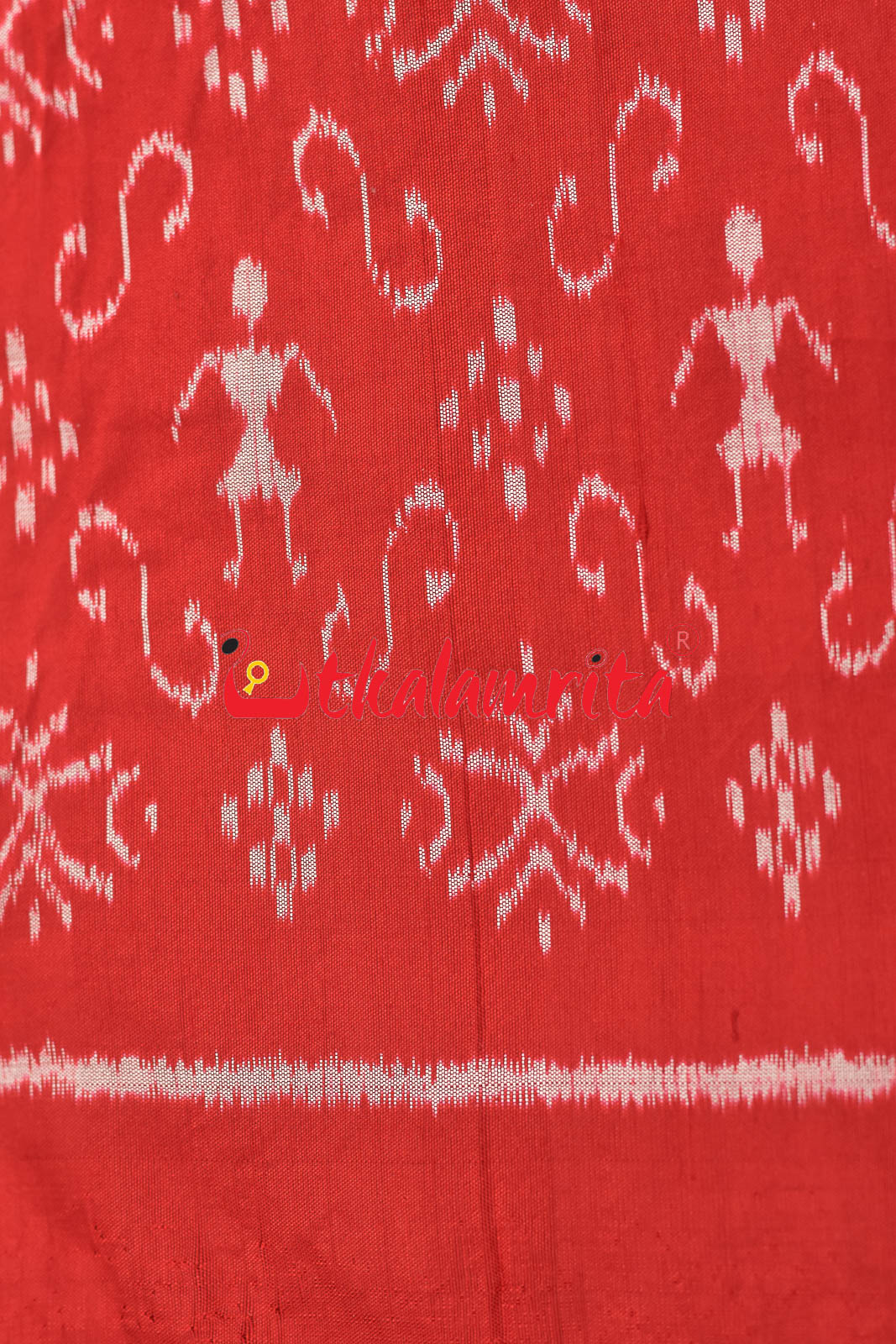 Red Tribals Sambalpuri Bandha Silk (Fabric)