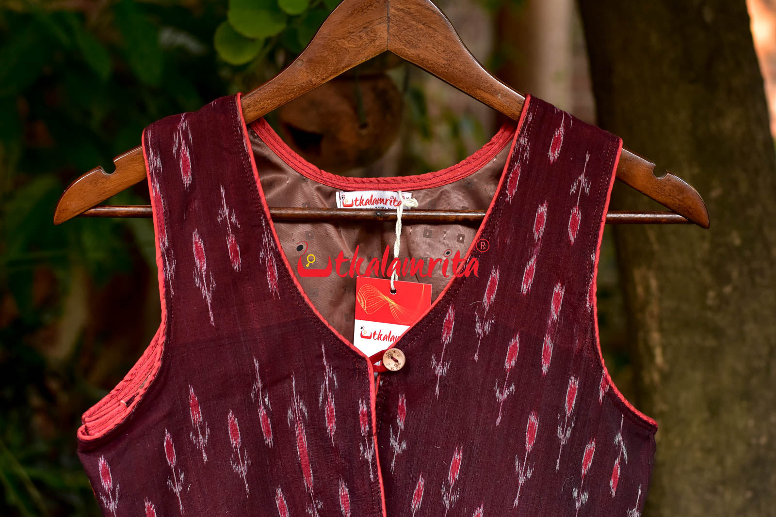 Maroon Labanga Bandha(Ladies Shrug)