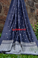 Black Bhunaksha Gopalpur Tussar Saree