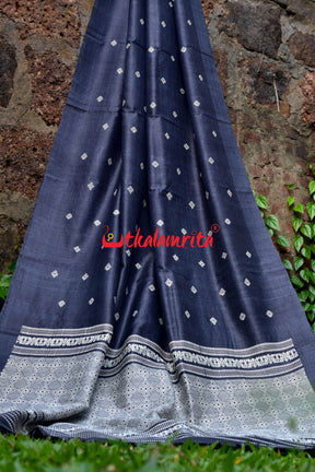 Black Bhunaksha Gopalpur Tussar Saree