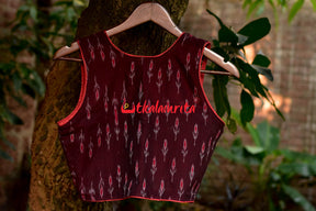 Maroon Labanga Bandha(Ladies Shrug)