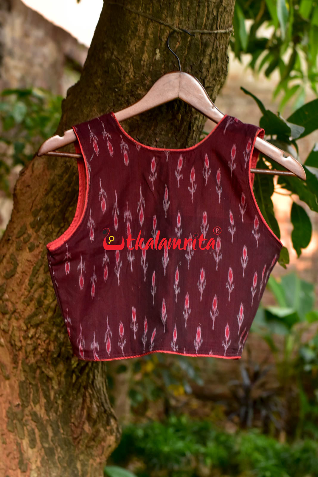 Maroon Labanga Bandha(Ladies Shrug)