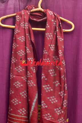 Dark Maroon Pasapali (Dupatta)