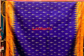 Blue Sakhi Mayurachandrika Khandua Silk Saree