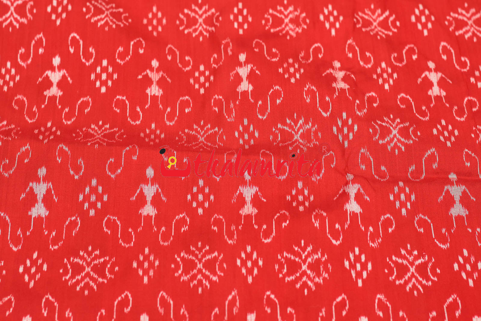 Red Tribals Sambalpuri Bandha Silk (Fabric)