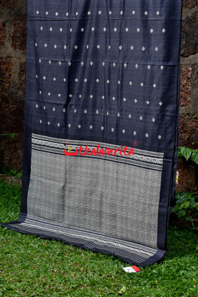 Black Bhunaksha Gopalpur Tussar Saree