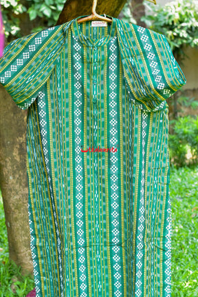 Green Dobby Pasapali (Full Kurta)