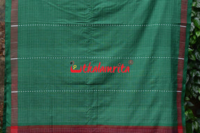 Green Dhalapathar Nartaki Cotton Saree