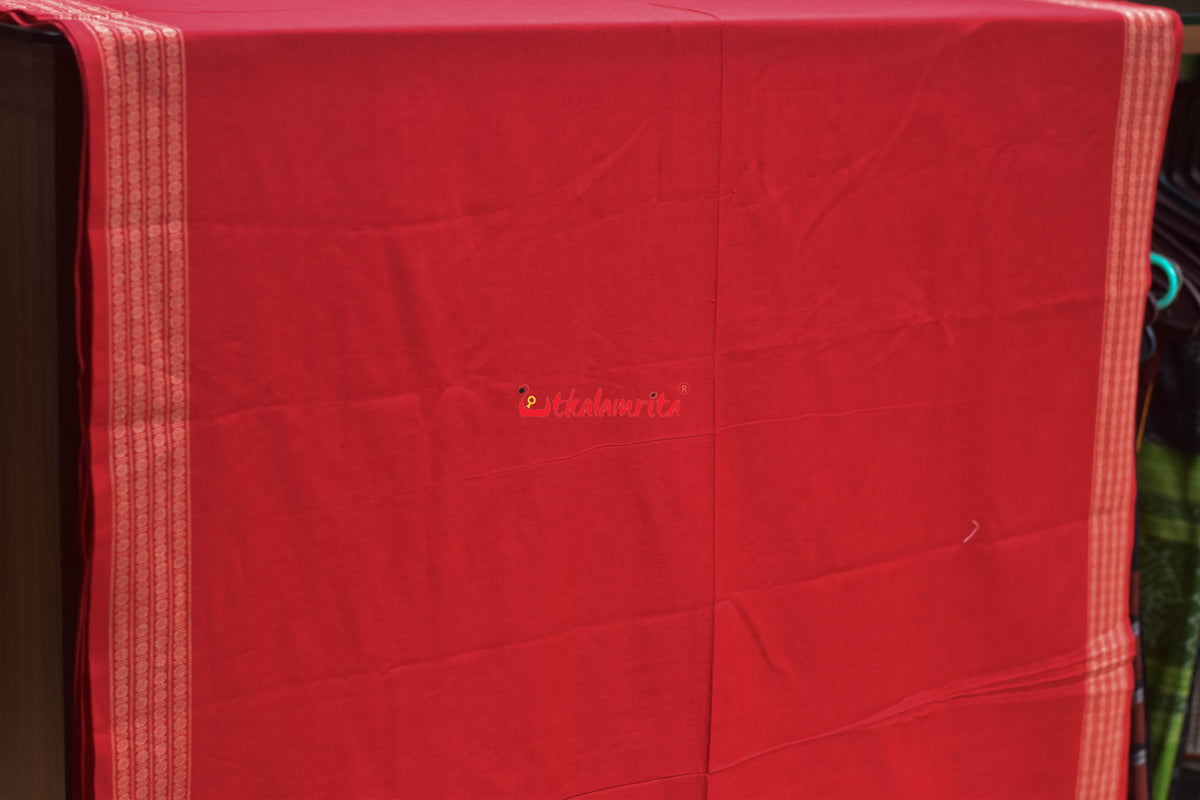 Red Golden Border Blouse (Fabric)