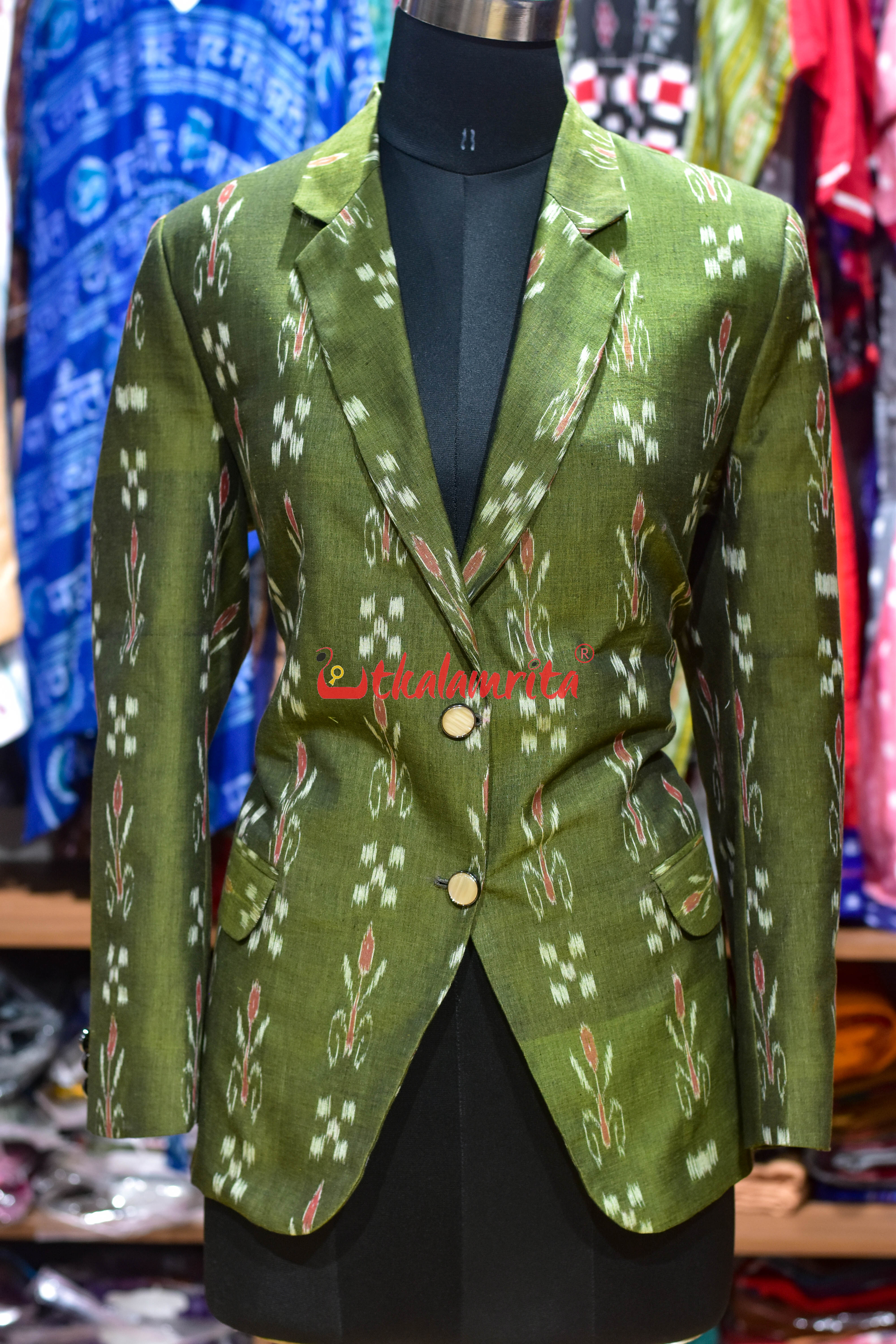 Mehndi Flower Pasapali (Ladies Blazer)