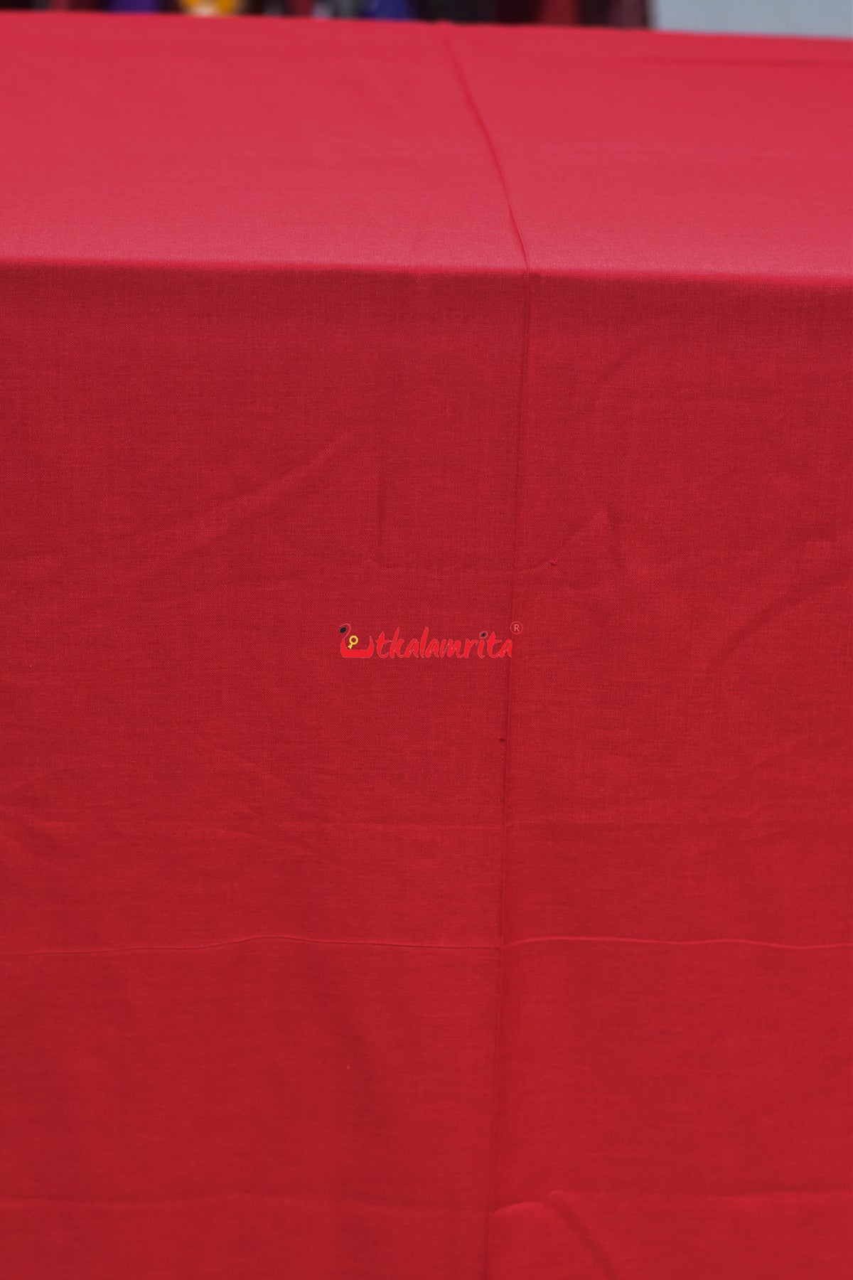 Red Golden Border Blouse (Fabric)