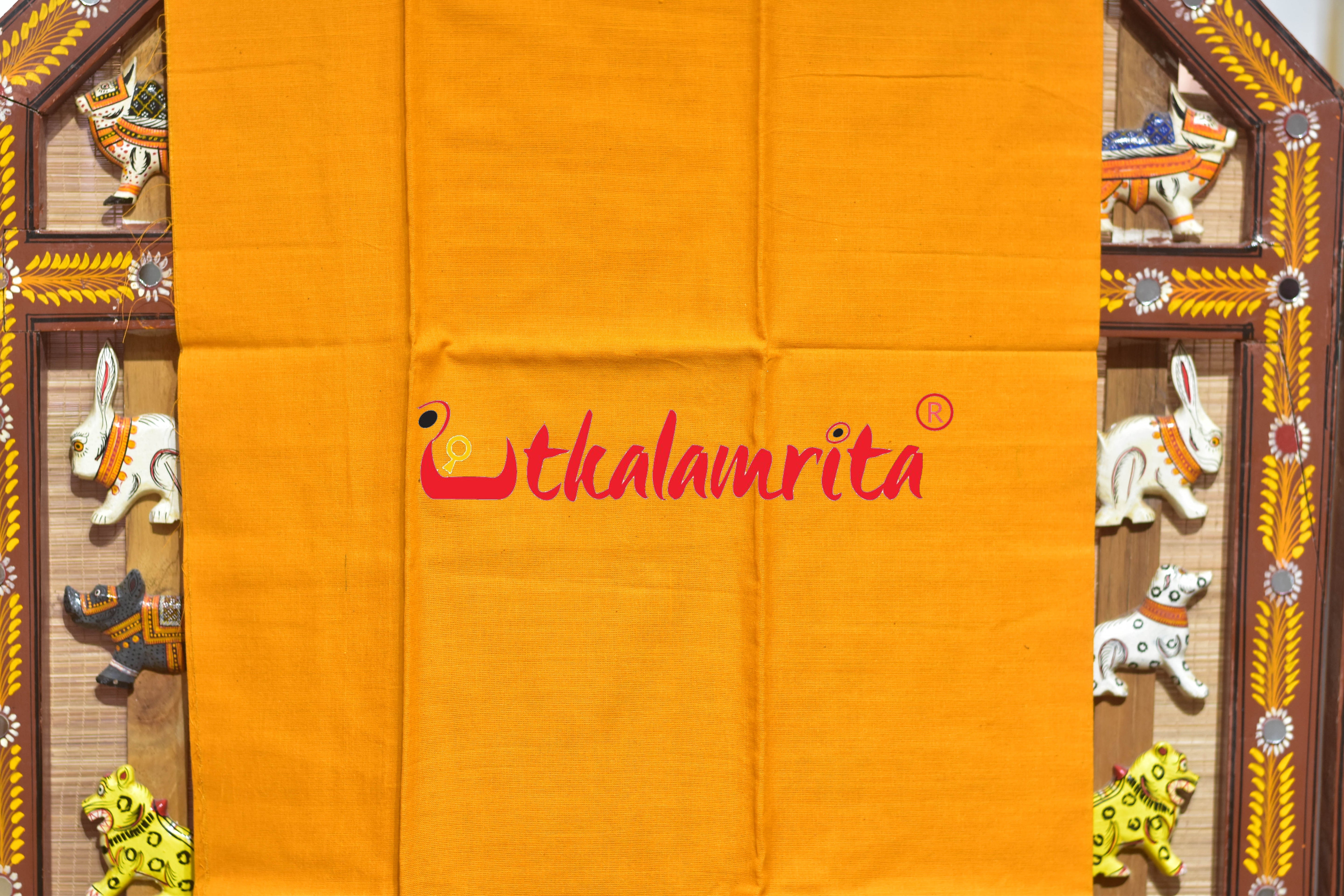 Blue Yellow Middle Design Kadha Pasapali Dress Set