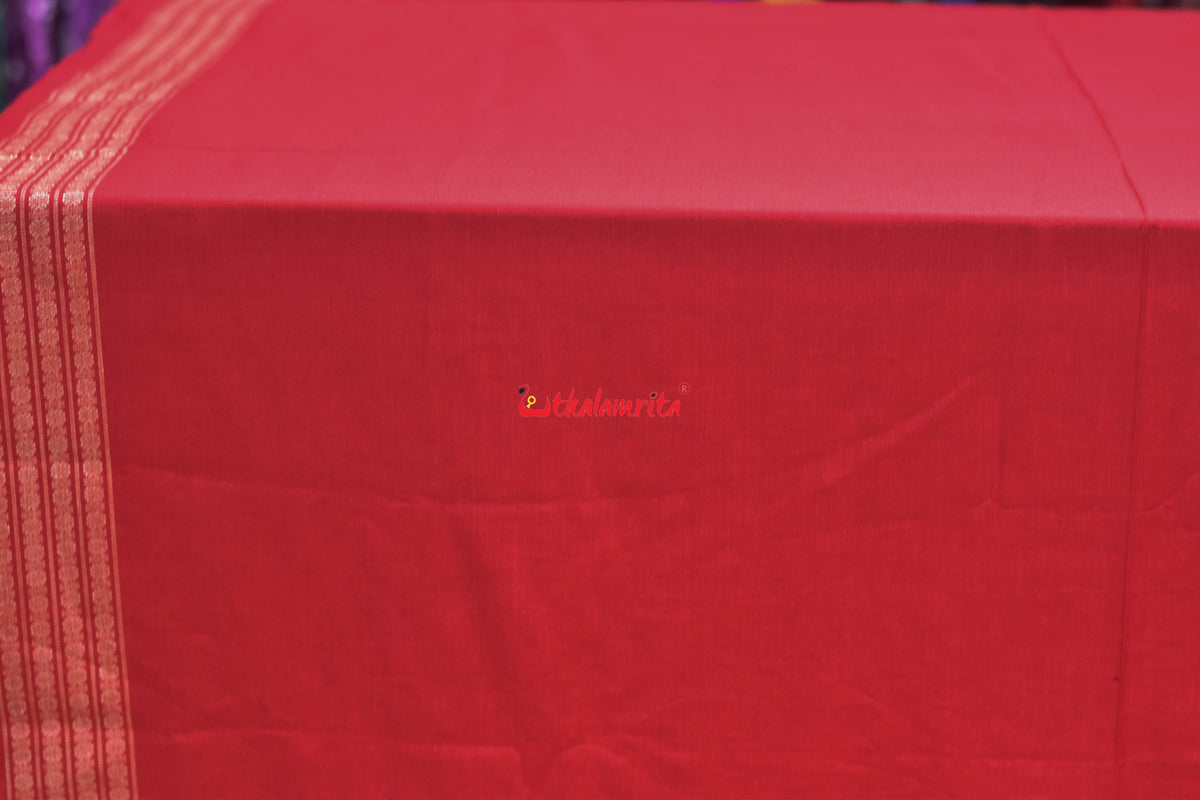 Red Golden Border Blouse (Fabric)