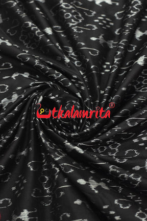 Black Tribals Sambalpuri Bandha Silk (Fabric)