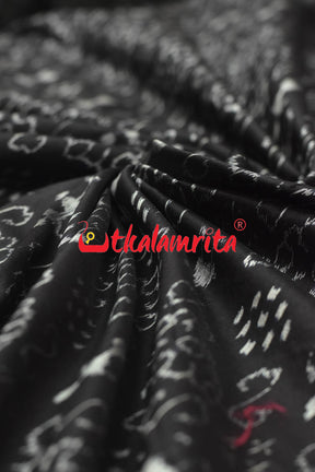 Black Tribals Sambalpuri Bandha Silk (Fabric)