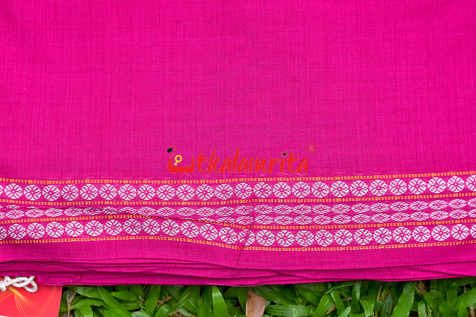 Purple With Big Rudraksha Border (Fabric)