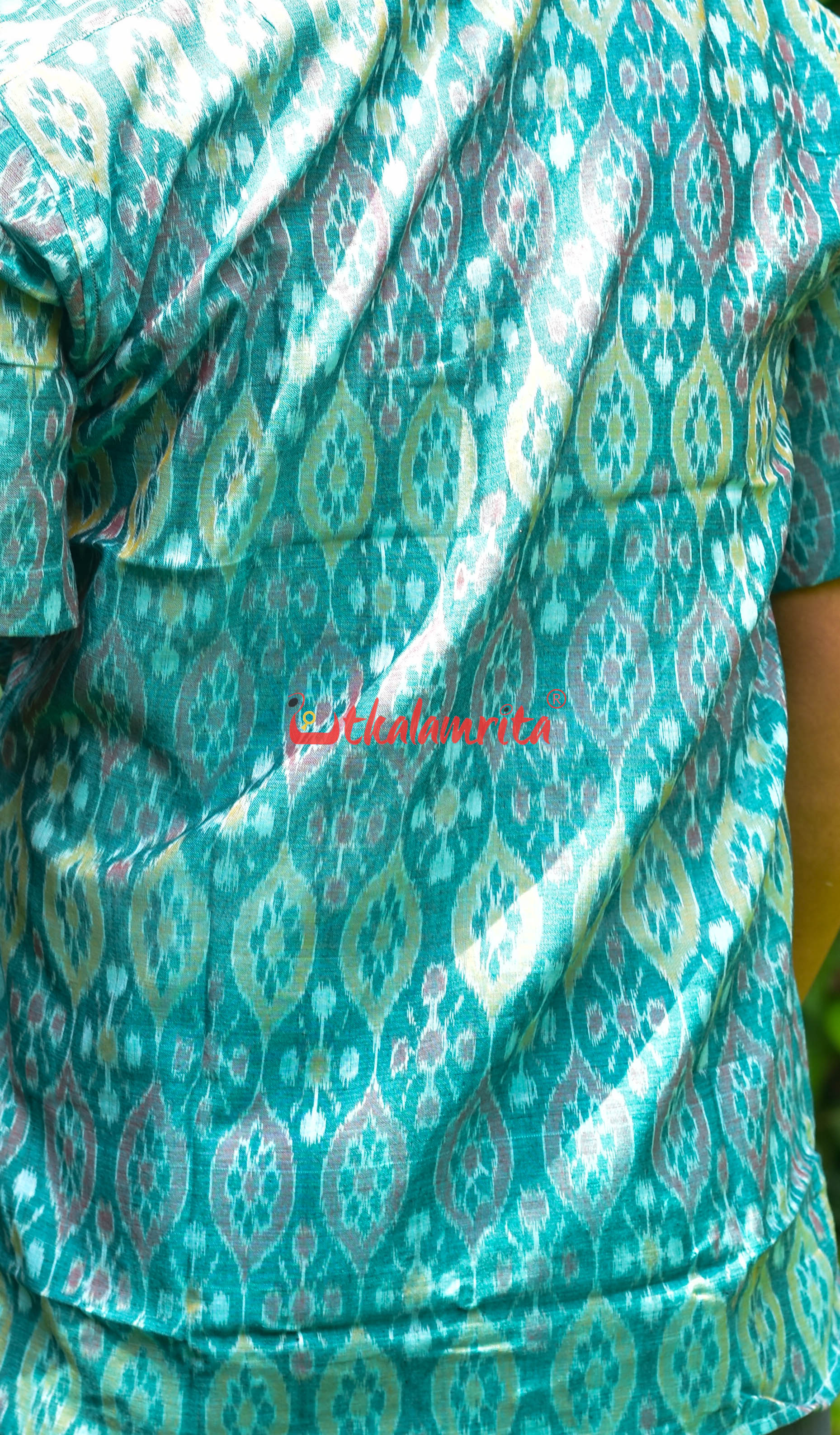 Green Flower Chakra (Mens' Half Shirt)