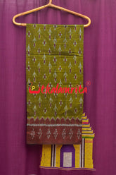 Mehendi Green Kadha Pasapali (Dupatta)