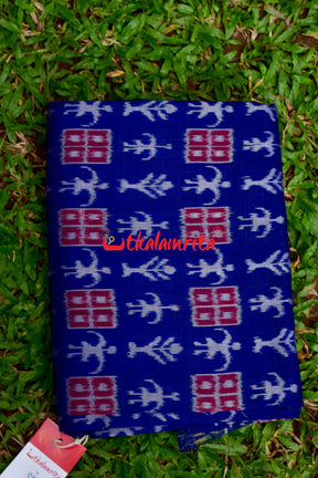 Blue Tribal Jharaka (Fabric)