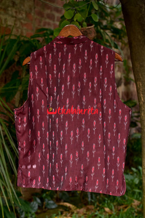 Maroon Labanga Bandha (Ladies Jacket)