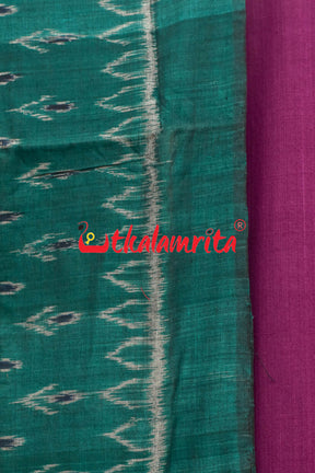 Bottle Green with Kadha (Dupatta)