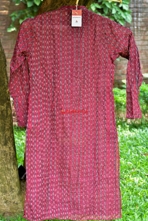 Maroon Dhanpatri (Full Kurta)