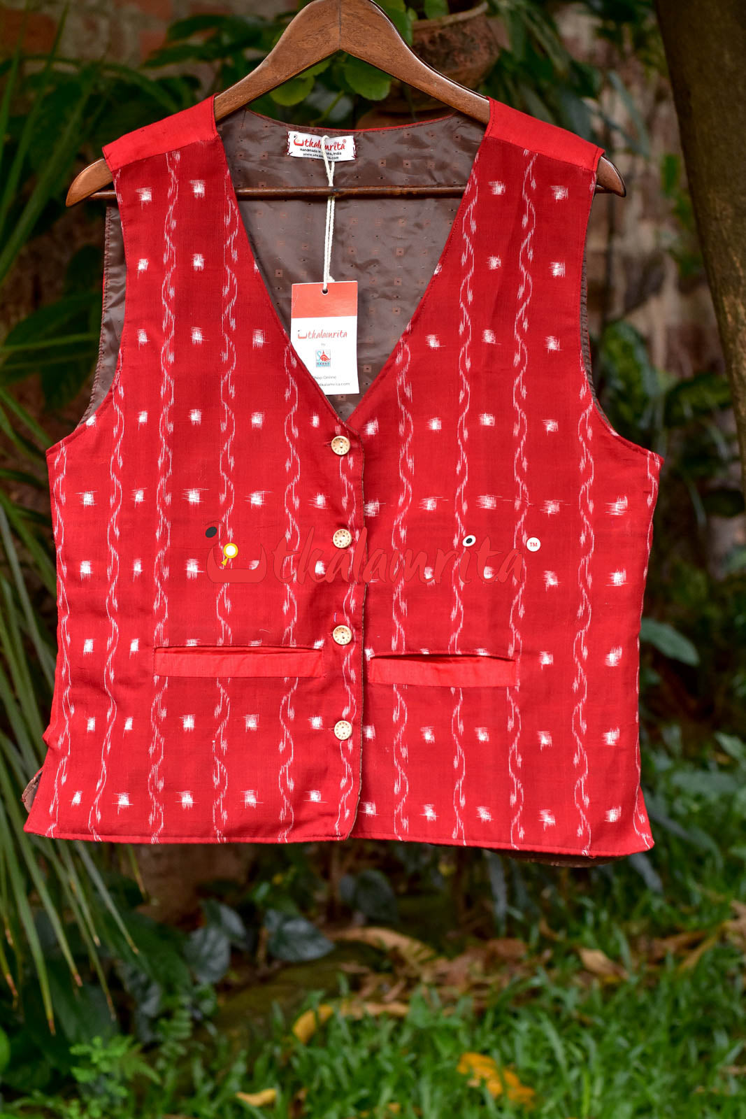 Red Tipa Lata ( Ladies Jacket)