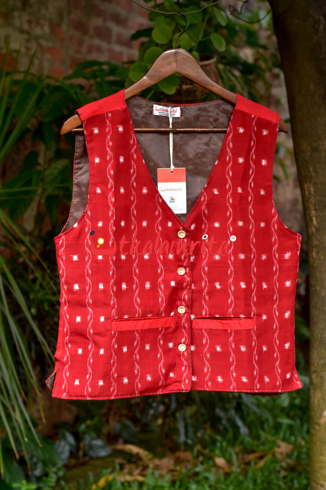 Red Tipa Lata ( Ladies Jacket)