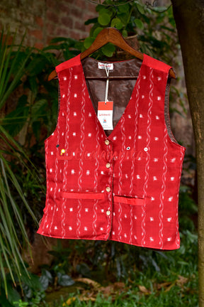 Red Tipa Lata ( Ladies Jacket)