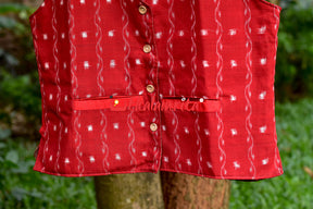 Red Tipa Lata ( Ladies Jacket)