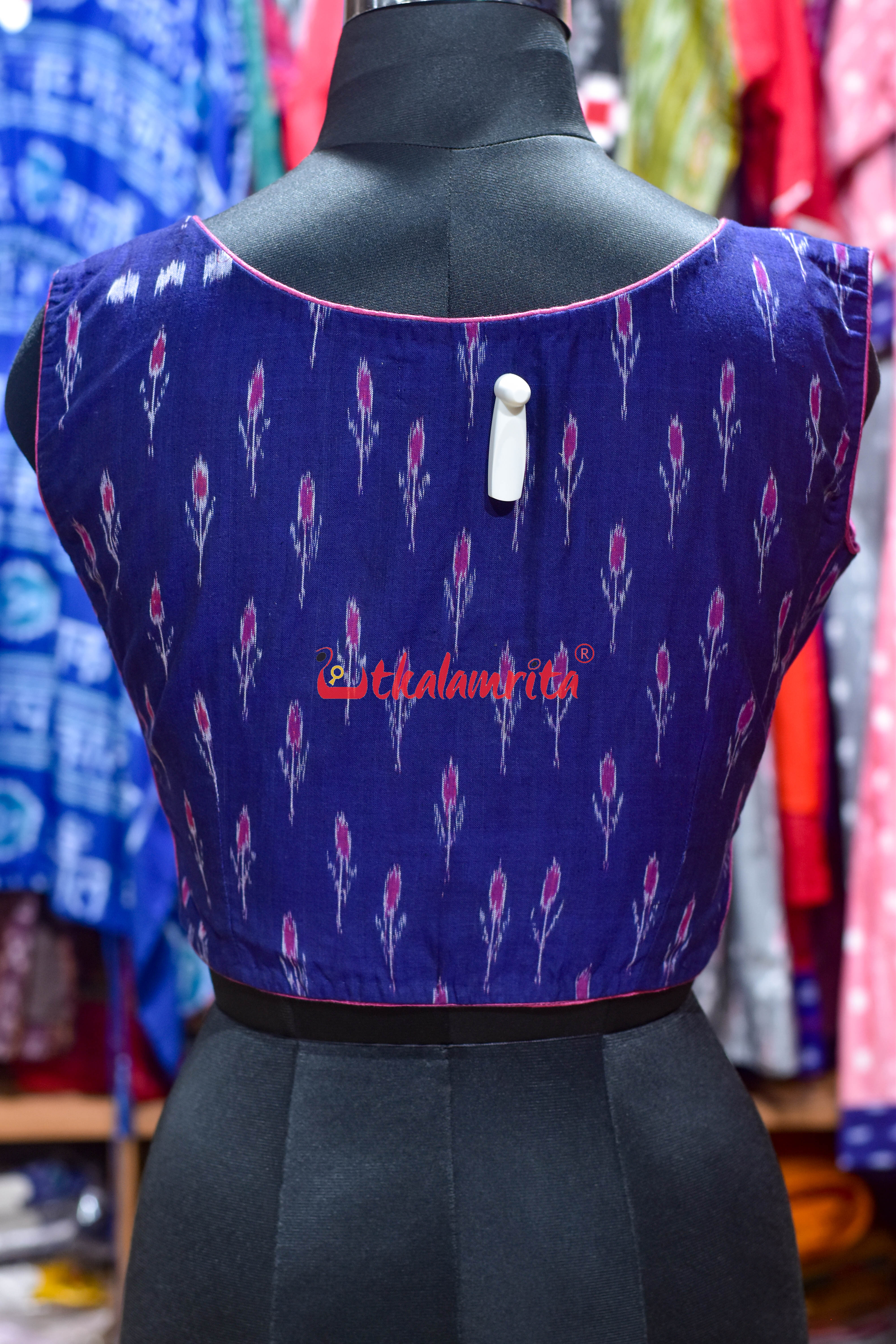 Blue Labanga Bandha Sleeveless (Blouse)