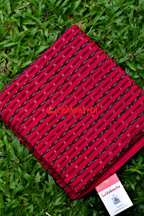 Sambalpuri Red Arrows Ikat (Fabric)