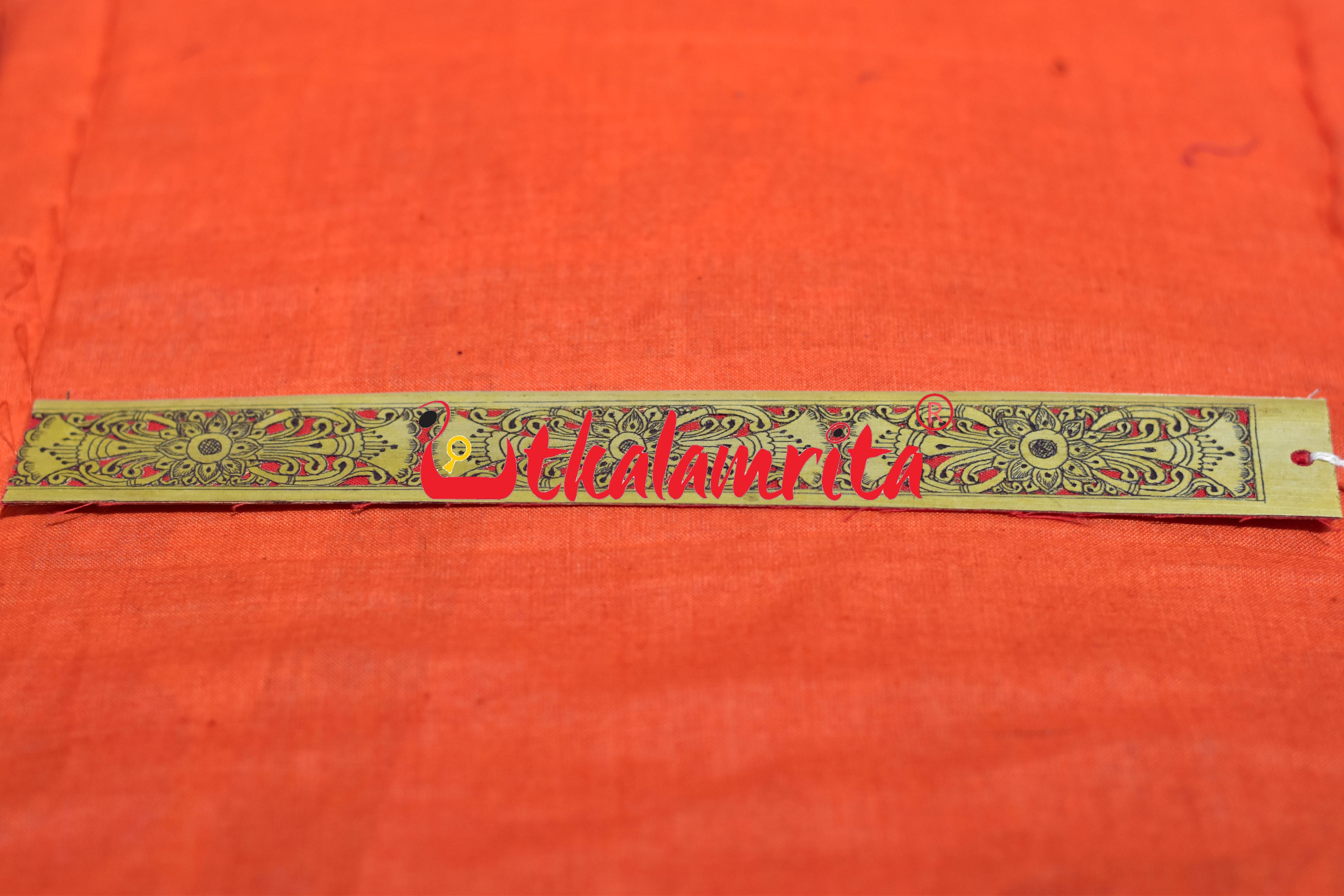 Orange Flower Basket (Talapatra Bookmark)