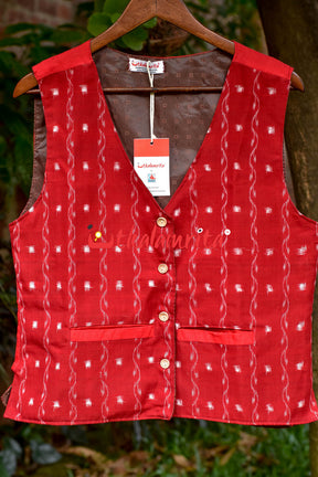 Red Tipa Lata ( Ladies Jacket)