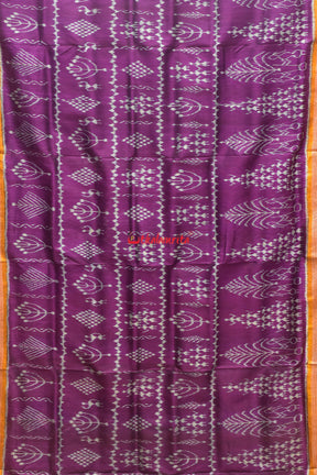 Purple Tribals and Fountain Khandua Silk Saree