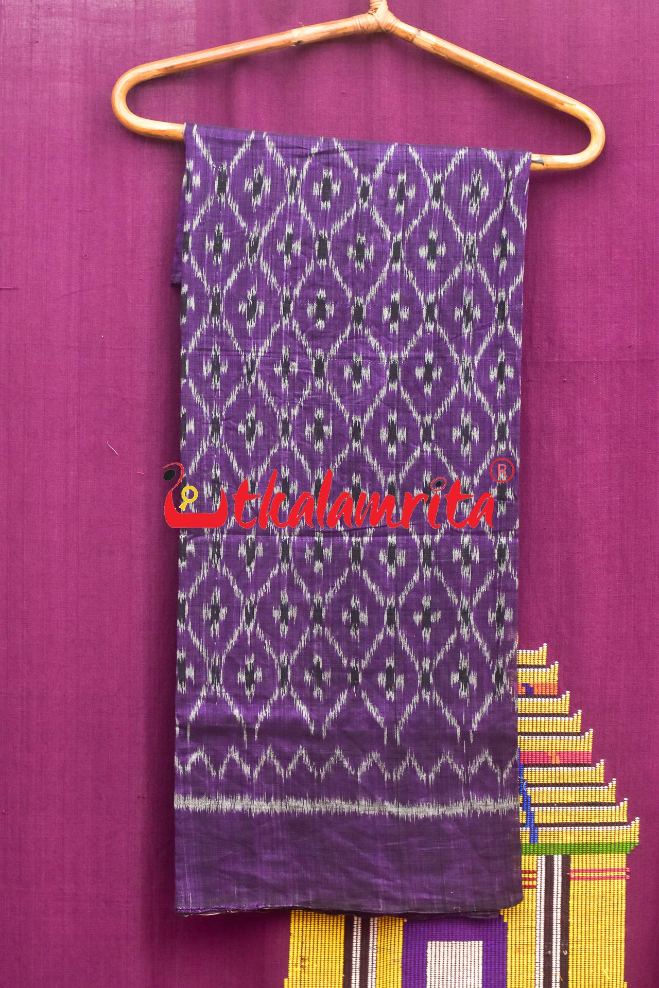 Purple with Kothi Pasapali (Dupatta)