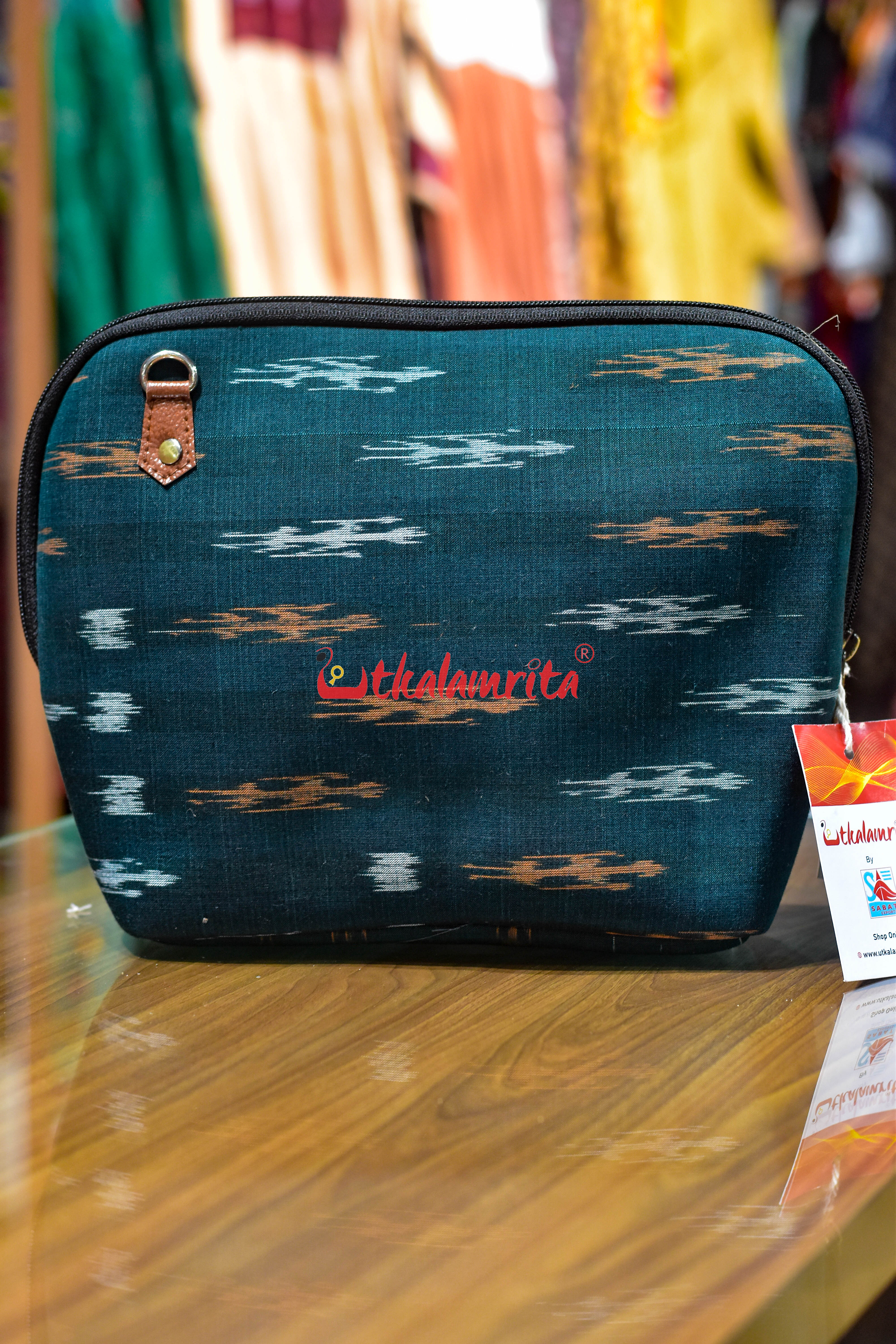 Bottle Green Tribal Big Sling Bag