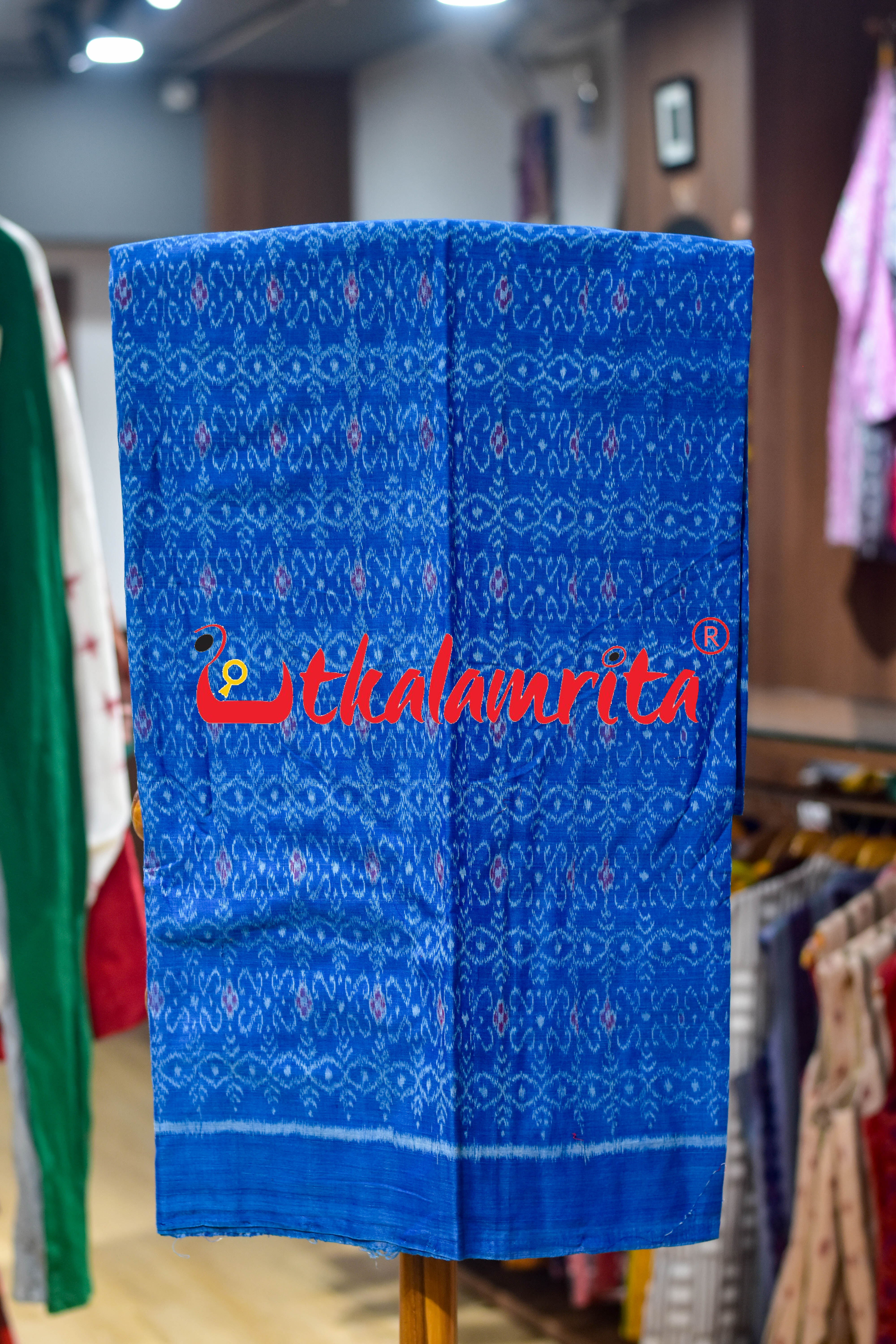 Surf Blue Red S Bandha Cotton Dress Set