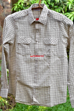 Kotpad Checks Shirt With Two Pockets (Full Shirt)