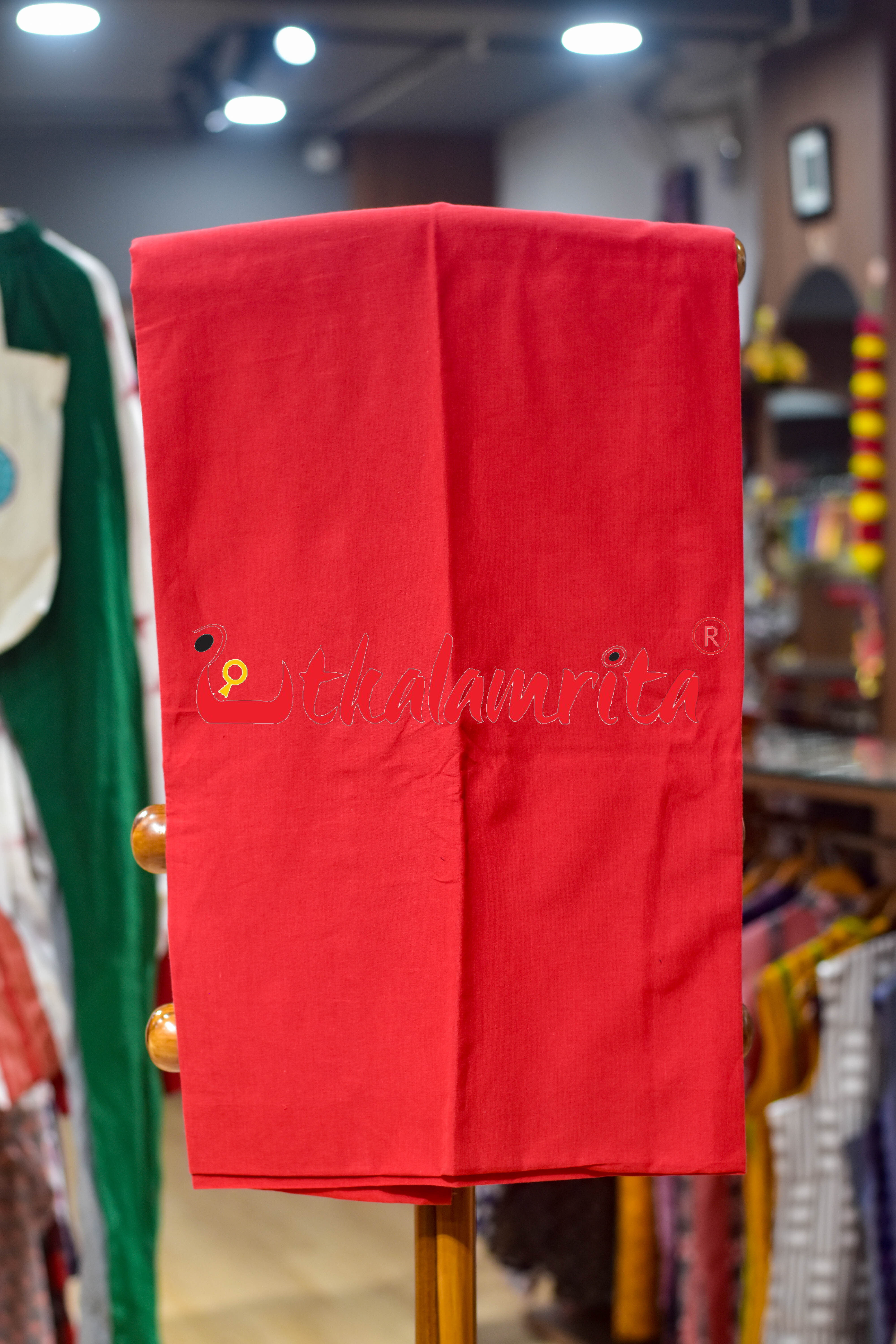 Surf Blue Red S Bandha Cotton Dress Set