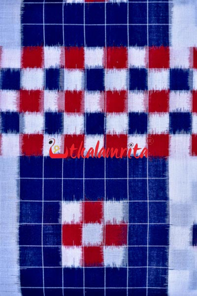 5 Kuthi Sandwiched Pasapali Blue (Fabric)